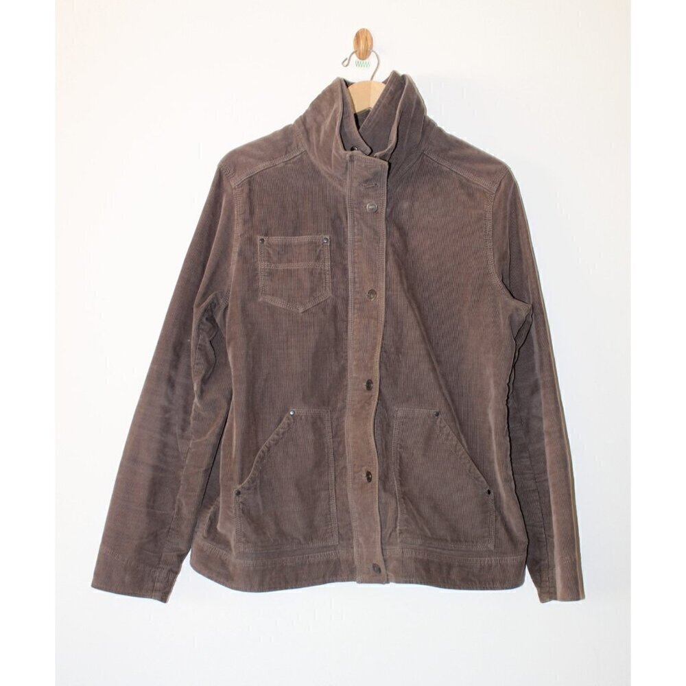 Eddie Bauer Corduroy Brown Men's Jacket TXL Shore Coat Equestrian Southwestern